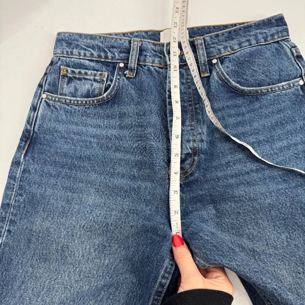 Anine Bing Sonya High-Rise Straight Leg Jeans - Size 27 - Picture 14 of 15